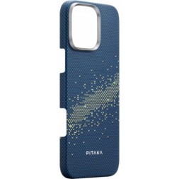 Чехол для iPhone 16 Pro Pitaka StarPeak Tactile Woven case (Milky Way Galaxy)