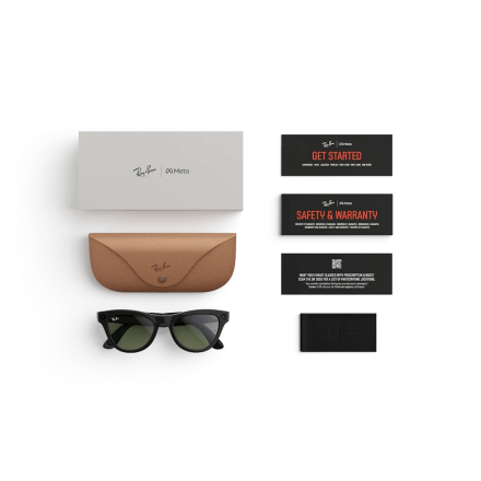 Умные очки RayBan Skyler RW4010 Shiny Black G15 Green (150 - 52)