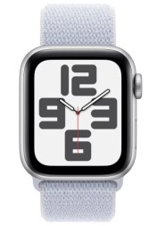 Apple Watch SE 2, 40 мм ремешок Sport Loop (серебристый)