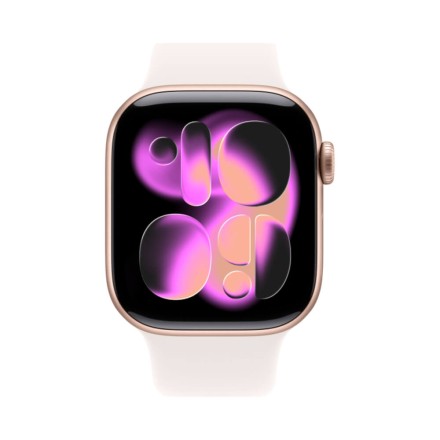 Часы Apple Watch Series 11, 46 mm, Sport Band (розовое золото/румянец), размер M/L